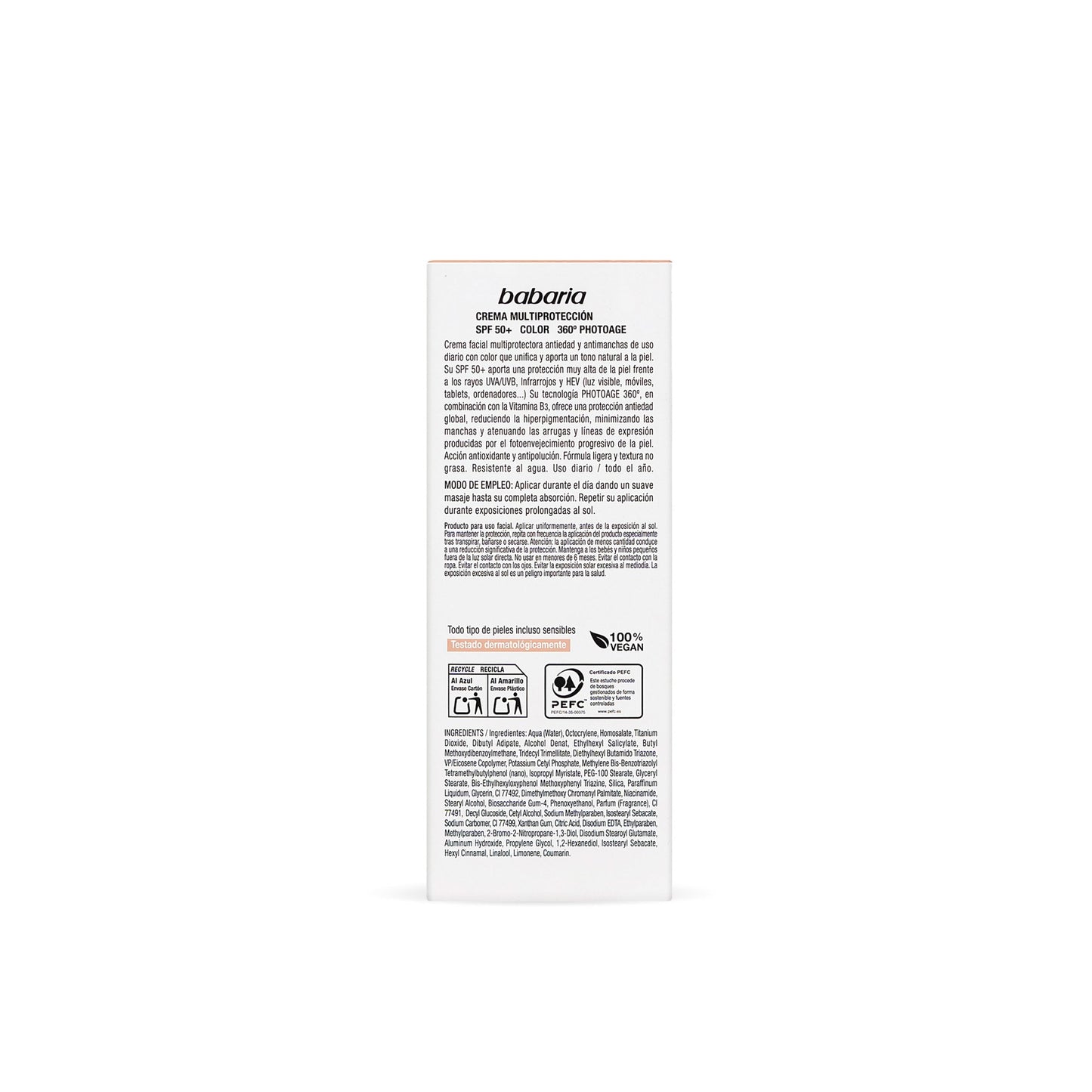 Facial Sun Cream Multiprotection _ Babaria