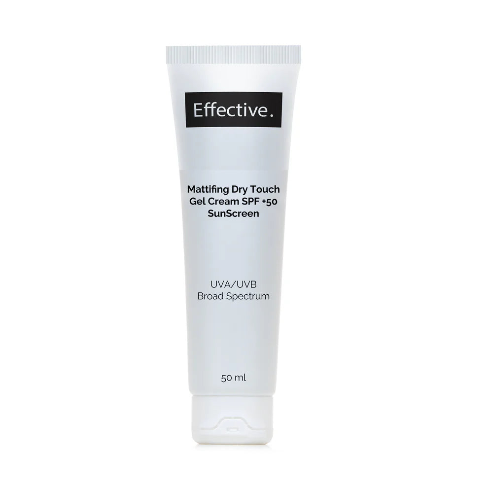 Mattifying Dry Touch Gel Cream SPF50+ Sunscreen 50ml - Effective