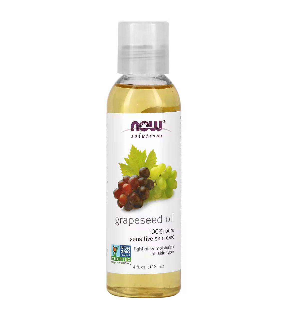 NOW Foods
Solutions, Grapeseed Oil (118 ml)