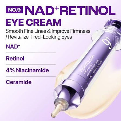 Numbuzin No.9 NAD+ Retinol Volumetox Eye Cream — 10ml